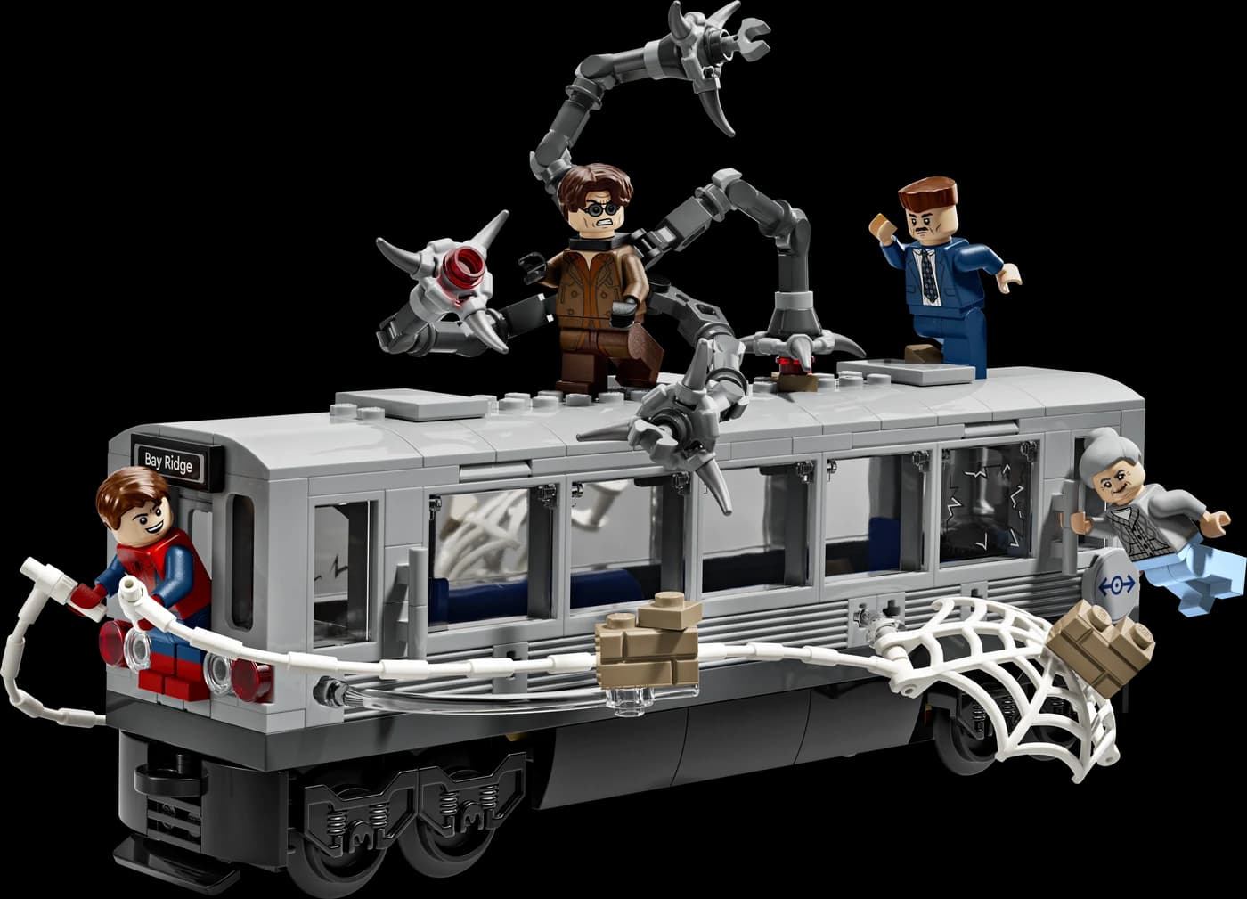 LEGO Spider-Man vs. Doc Ock Subway Train Scene (76321)